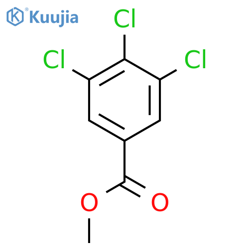 Benzoic acid, 3,4,5-trichloro-, methyl ester structure