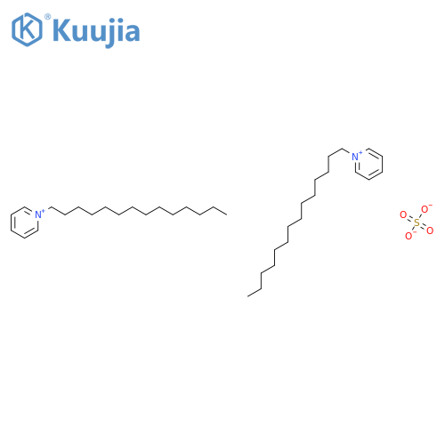 1-tetradecylpyridin-1-ium,sulfate structure