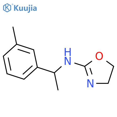 2-OXAZOLAMINE, 4,5-DIHYDRO-N-[1-(3-METHYLPHENYL)ETHYL]- structure