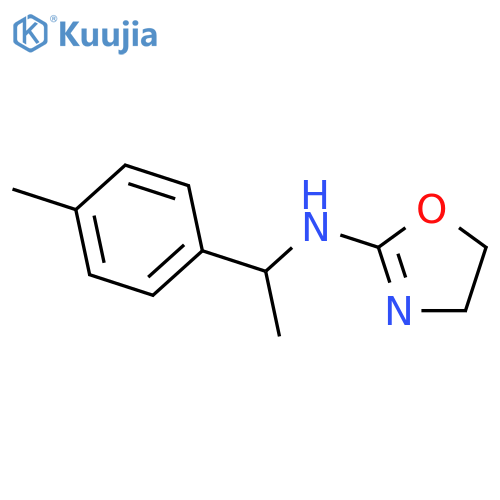 2-Oxazolamine, 4,5-dihydro-N-[1-(4-methylphenyl)ethyl]- structure