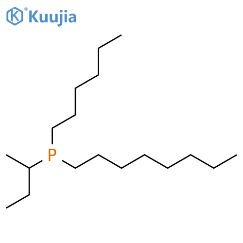 Phosphine, hexyl(1-methylpropyl)octyl- structure