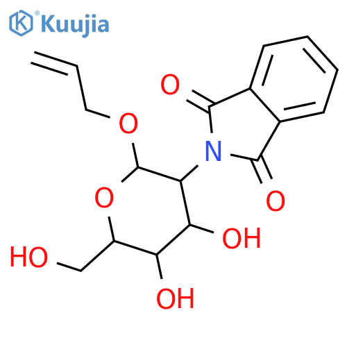 Allyl 2-Deoxy-2-(1,3-dihydro-1,3-dioxo-2H-isoindol-2-yl)-β-D-glucopyranoside structure
