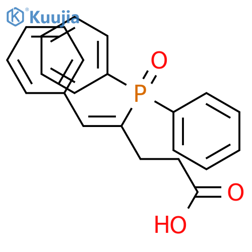 4-Pentenoic acid, 4-(diphenylphosphinyl)-5-phenyl-, (E)- structure