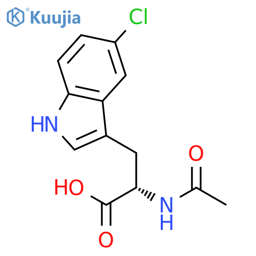 L-Tryptophan, N-acetyl-5-chloro- structure