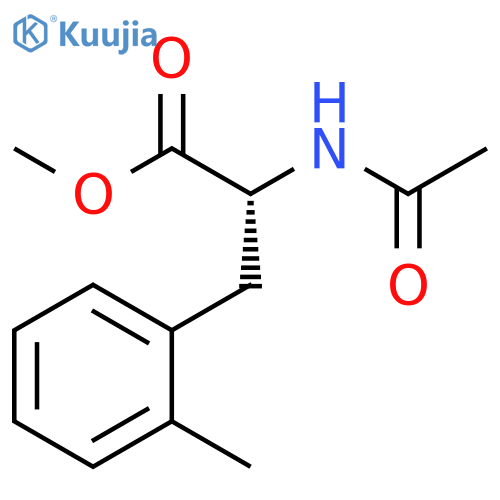 D-Phenylalanine, N-acetyl-2-methyl-, methyl ester structure