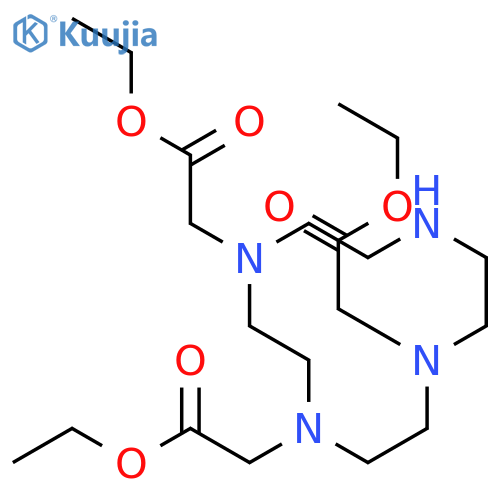 Triethyl 2,2',2''-(1,4,7,10-tetraazacyclododecane-1,4,7-triyl)triacetate structure