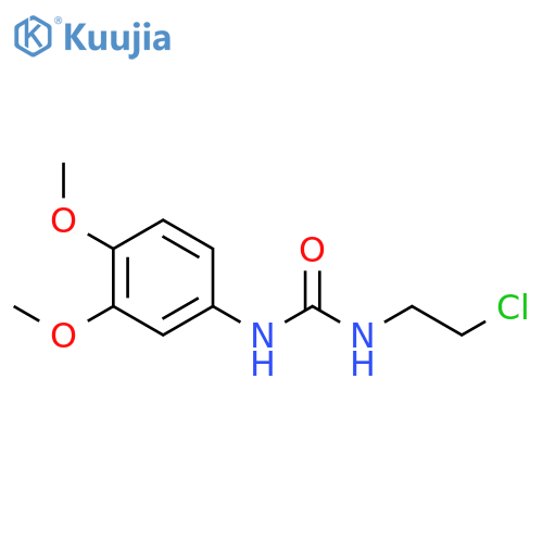 Urea, N-(2-chloroethyl)-N'-(3,4-dimethoxyphenyl)- structure