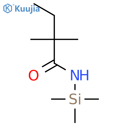 Butanamide, 2,2-dimethyl-N-(trimethylsilyl)- structure