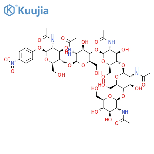 p-Nitrophenyl Penta-N-acetyl-β-chitopentaoside structure