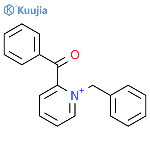 Pyridinium, 2-benzoyl-1-(phenylmethyl)- structure
