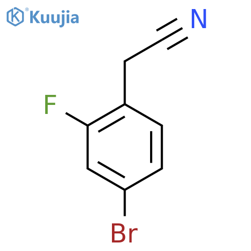 4-Bromo-2-fluorobenzyl cyanide structure