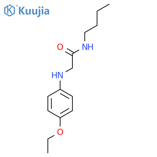 Acetamide,N-butyl-2-[(4-ethoxyphenyl)amino]- structure