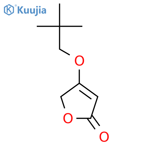 2(5H)-Furanone, 4-(2,2-dimethylpropoxy)- structure