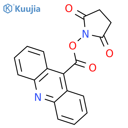 2,5-Pyrrolidinedione, 1-[(9-acridinylcarbonyl)oxy]- structure