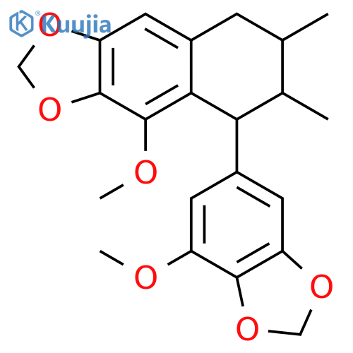 (5S,6S,7R)-5,6,7,8-tetrahydro-4-methoxy-5-(7-methoxy-1,3-benzodioxol-5-yl)-6,7-dimethylnaphtho[2,3-d][1,3]dioxole structure
