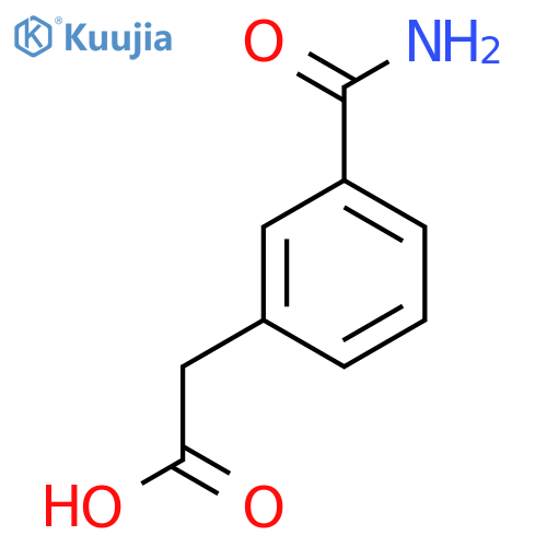 2-(3-carbamoylphenyl)acetic acid structure