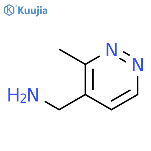 (3-methylpyridazin-4-yl)methanamine structure