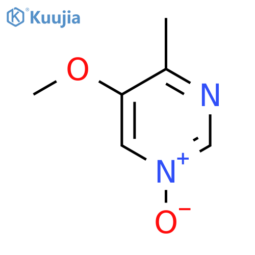 Pyrimidine,5-methoxy-4-methyl-, 1-oxide structure