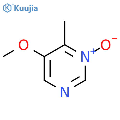 Pyrimidine,5-methoxy-4-methyl-, 3-oxide structure