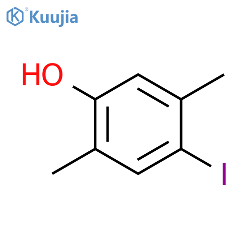 4-iodo-2,5-dimethylphenol structure