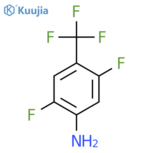 4-AMINO-2,5-DIFLUOROBENZOTRIFLUORIDE structure