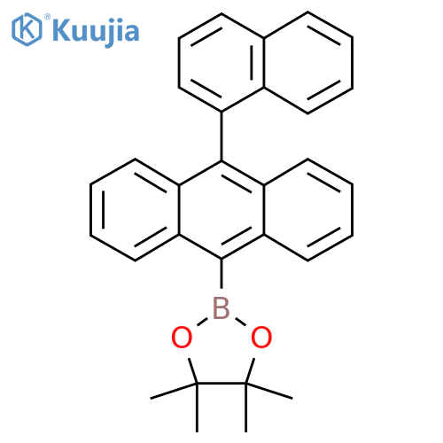 4,4,5,5-Tetramethyl-2-10-(1-naphthyl)anthracen-9-yl-1,3,2-dioxaborolane structure