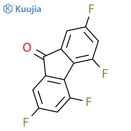 9H-Fluoren-9-one, 2,4,5,7-tetrafluoro- structure