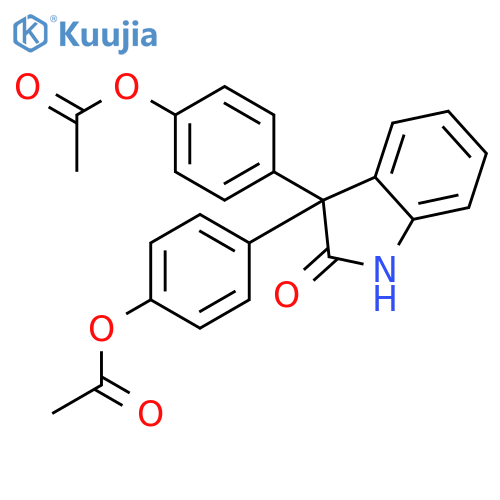 Oxyphenisatin acetate structure