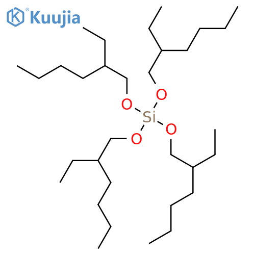 Silicic acid (H4SiO4),tetrakis(2-ethylhexyl) ester structure