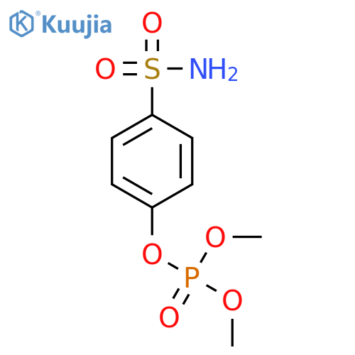 Phosphoric acid,4-(aminosulfonyl)phenyl dimethyl ester structure