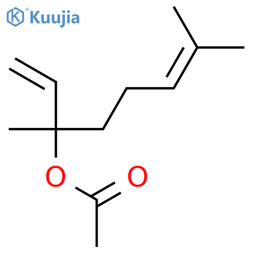 Linalyl acetate structure