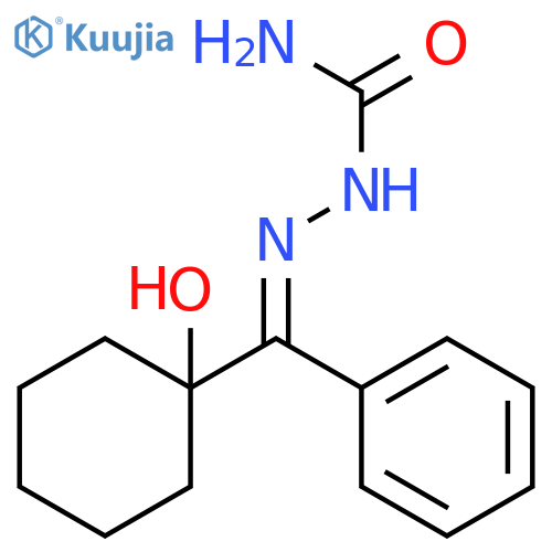 Hydrazinecarboxamide,2-[(1-hydroxycyclohexyl)phenylmethylene]- structure