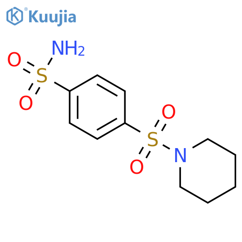 4-(piperidine-1-sulfonyl)benzene-1-sulfonamide structure