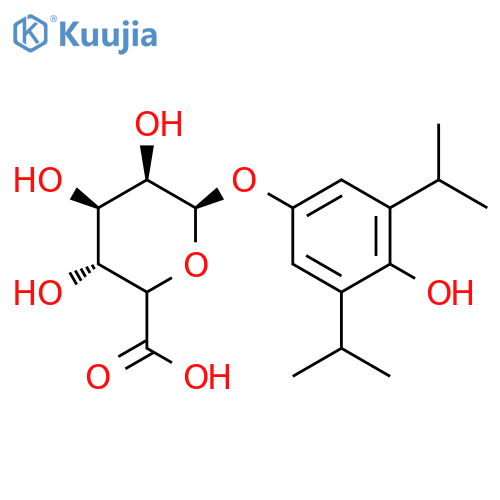 4-Hydroxy Propofol 4-O-b-D-Glucuronide structure