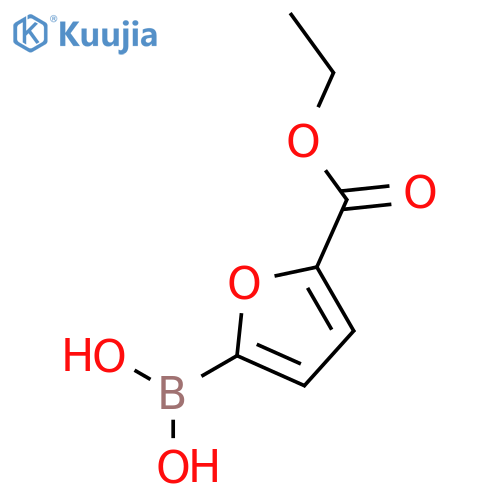 (5-(Ethoxycarbonyl)furan-2-yl)boronic acid structure