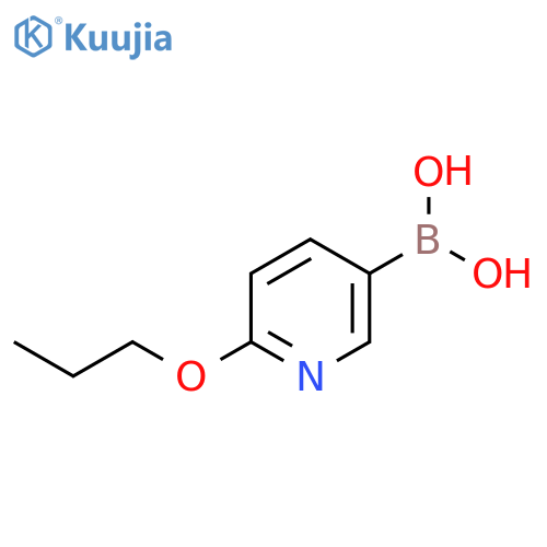 (6-Propoxypyridin-3-yl)boronic acid structure