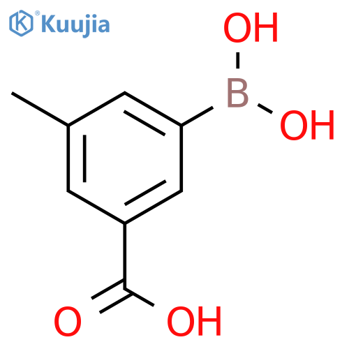 3-Carboxy-5-methylphenylboronic Acid structure