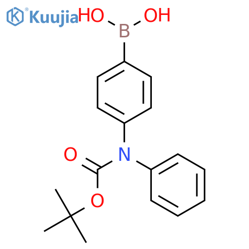 4-(t-BOC-(phenyl)amino)phenylboronic Acid structure