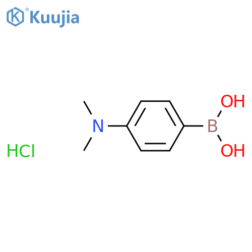 [4-(dimethylamino)phenyl]boronic acid;hydrochloride structure
