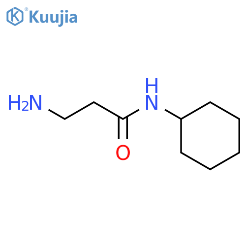 3-Amino-N-cyclohexylpropanamide structure