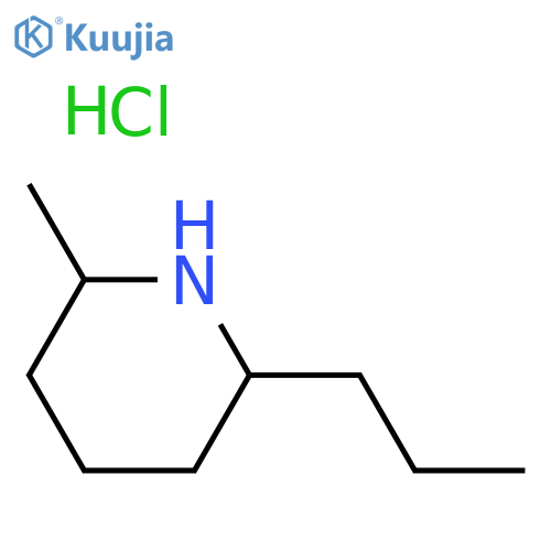 2-Methyl-6-propylpiperidine; (2R,6S)-form, Hydrochloride structure
