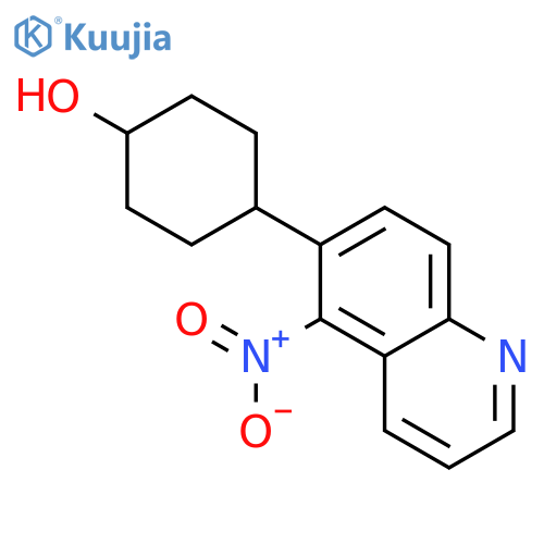 4-(5-Nitroquinolin-6-yl)cyclohexanol structure