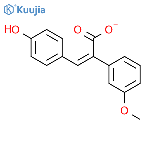 (E)-3-methoxyphenyl-4-hydroxycinnamate structure