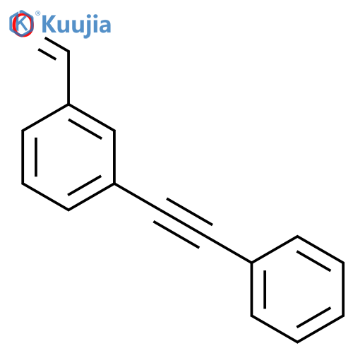 3-(2-phenylethynyl)benzaldehyde structure