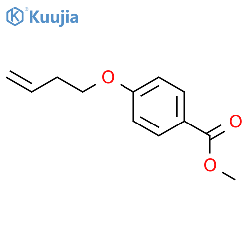 Benzoic acid, 4-(3-butenyloxy)-, methyl ester structure