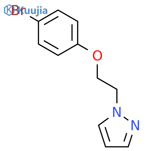 1-(2-(4-Bromophenoxy)ethyl)pyrazole structure