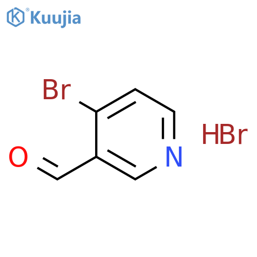 4-bromopyridine-3-carbaldehyde hydrobromide structure