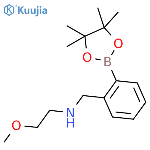 2-(2-Methoxyethyl)aminomethylphenylboronic Acid Pinacol Ester structure