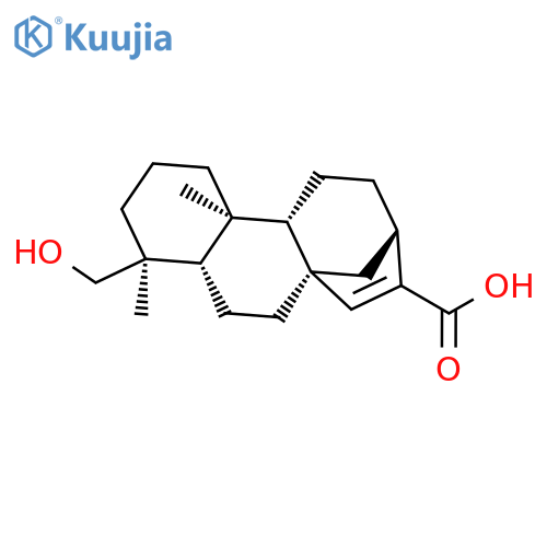 Kaur-15-en-17-oic acid,18-hydroxy-, (4b)-(9CI) structure
