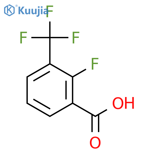2-Fluoro-3-(trifluoromethyl)benzoic acid structure
